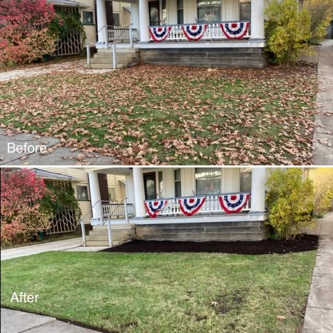 Split before and after leaf cleanup